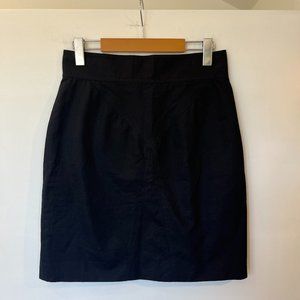 NWOT Misha Nonoo Black Mini Pencil Fitted Skirt Size Medium